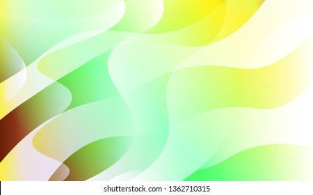 Abstract Wavy Background. For Business Presentation Wallpaper, Flyer, Cover. Vector Illustration with Color Gradient