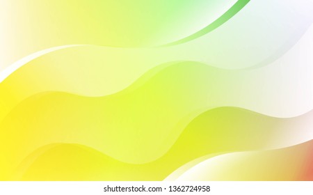 Abstract Wavy Background. For Business Presentation Wallpaper, Flyer, Cover. Vector Illustration with Color Gradient