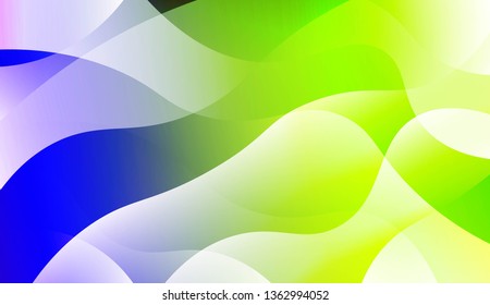 Abstract Wavy Background. For Business Presentation Wallpaper, Flyer, Cover. Vector Illustration with Color Gradient
