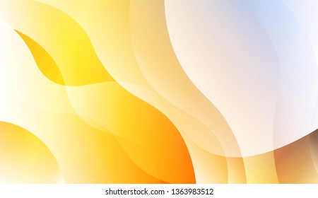 Abstract Wavy Background. For Business Presentation Wallpaper, Flyer, Cover. Vector Illustration with Color Gradient