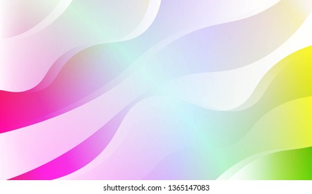 Abstract Wavy Background. For Business Presentation Wallpaper, Flyer, Cover. Vector Illustration with Color Gradient