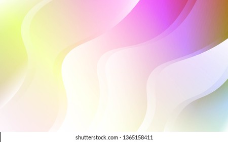 Abstract Wavy Background. For Business Presentation Wallpaper, Flyer, Cover. Vector Illustration with Color Gradient
