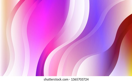 Abstract Wavy Background. For Business Presentation Wallpaper, Flyer, Cover. Vector Illustration with Color Gradient