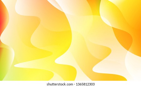 Abstract Wavy Background. For Business Presentation Wallpaper, Flyer, Cover. Vector Illustration with Color Gradient
