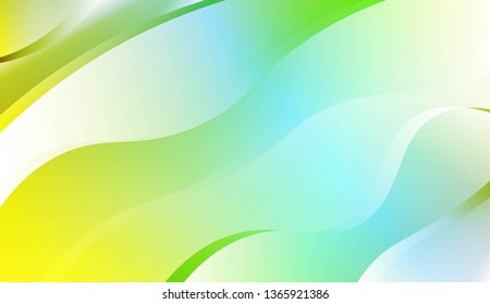 Abstract Wavy Background. For Business Presentation Wallpaper, Flyer, Cover. Vector Illustration with Color Gradient