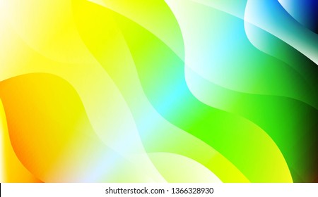 Abstract Wavy Background. For Business Presentation Wallpaper, Flyer, Cover. Vector Illustration with Color Gradient