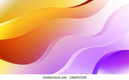 Abstract Wavy Background. For Business Presentation Wallpaper, Flyer, Cover. Vector Illustration with Color Gradient
