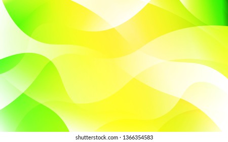 Abstract Wavy Background. For Business Presentation Wallpaper, Flyer, Cover. Vector Illustration with Color Gradient