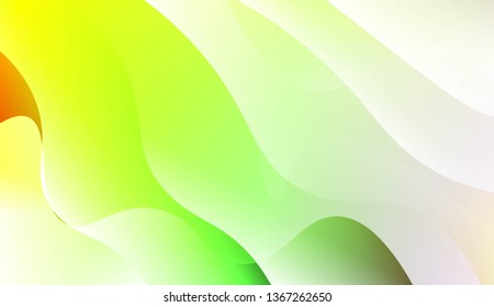 Abstract Wavy Background. For Business Presentation Wallpaper, Flyer, Cover. Vector Illustration with Color Gradient