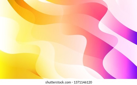 Abstract Wavy Background. For Business Presentation Wallpaper, Flyer, Cover. Vector Illustration with Color Gradient