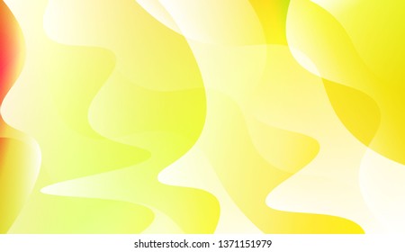 Abstract Wavy Background. For Business Presentation Wallpaper, Flyer, Cover. Vector Illustration with Color Gradient
