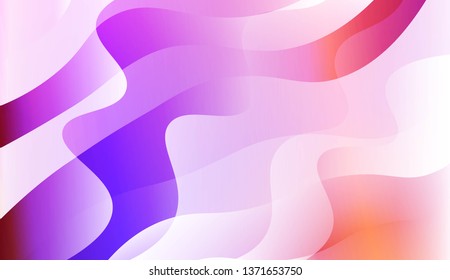 Abstract Wavy Background. For Business Presentation Wallpaper, Flyer, Cover. Vector Illustration with Color Gradient