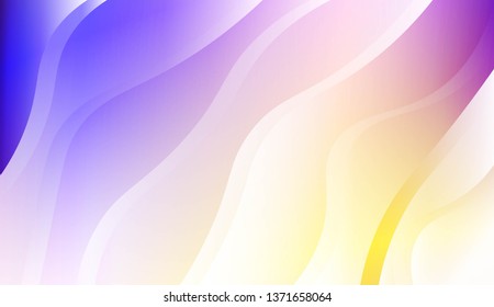Abstract Wavy Background. For Business Presentation Wallpaper, Flyer, Cover. Vector Illustration with Color Gradient
