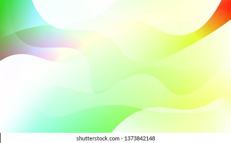 Abstract Wavy Background. For Business Presentation Wallpaper, Flyer, Cover. Vector Illustration with Color Gradient