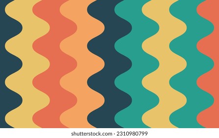 Abstract wavy background with colorful dynamic effect. Vector illustration. Can be used for advertising, marketing, presentation.
