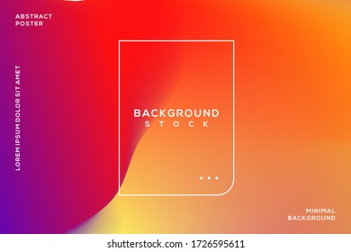 abstract wavy background with colorful gradient. suitable for banner, poster, landing page, wallpaper, home screen, theme. vector eps10
