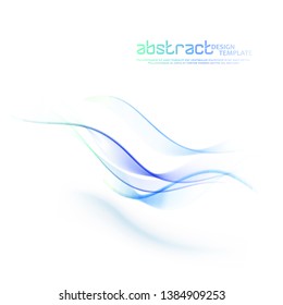 Abstract wavy background, colorful waved lines for brochure, website, flyer design. 