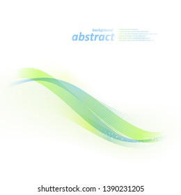 Abstract wavy background, colorful waved lines for brochure, website, flyer design. 
