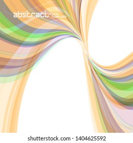 Abstract wavy background, colorful waved lines for brochure, website, flyer design