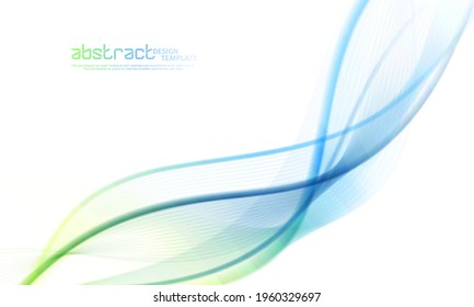 Abstract wavy background, colorful waved lines for brochure. Graphic concept for your design