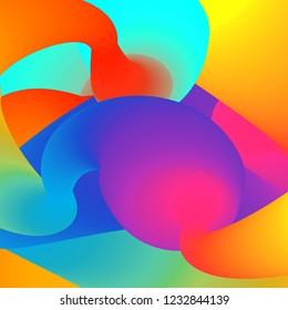 Abstract wavy background. Cover design template. Vector illustration for  flyer and poster.  Can be used  presentation, advertising, marketing.