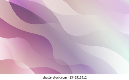 Abstract Wavy Background. For Cover Page, Landing Page, Banner. Vector Illustration with Color Gradient