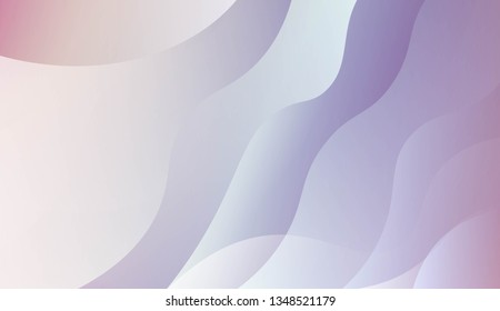 Abstract Wavy Background. For Cover Page, Landing Page, Banner. Vector Illustration with Color Gradient