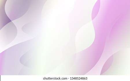 Abstract Wavy Background. For Cover Page, Landing Page, Banner. Vector Illustration with Color Gradient