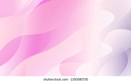 Abstract Wavy Background. For Cover Page, Landing Page, Banner. Vector Illustration with Color Gradient
