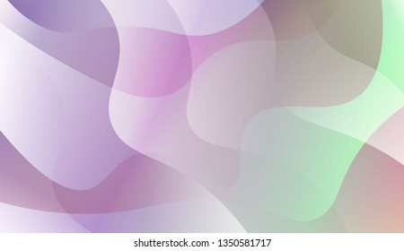 Abstract Wavy Background. For Cover Page, Landing Page, Banner. Vector Illustration with Color Gradient