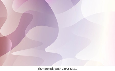 Abstract Wavy Background. For Cover Page, Landing Page, Banner. Vector Illustration with Color Gradient
