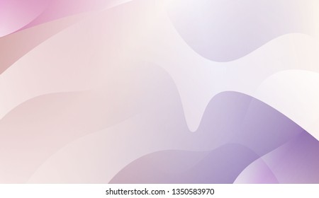 Abstract Wavy Background. For Cover Page, Landing Page, Banner. Vector Illustration with Color Gradient