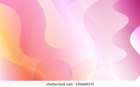 Abstract Wavy Background. For Cover Page, Landing Page, Banner. Vector Illustration with Color Gradient