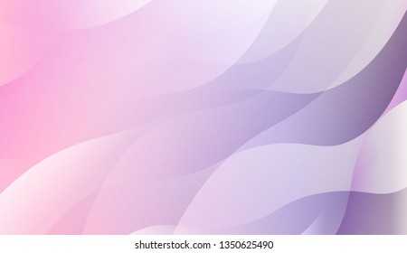Abstract Wavy Background. For Cover Page, Landing Page, Banner. Vector Illustration with Color Gradient