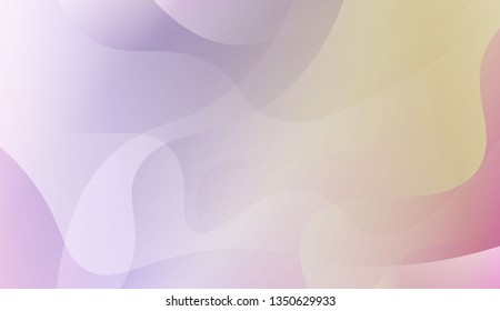 Abstract Wavy Background. For Cover Page, Landing Page, Banner. Vector Illustration with Color Gradient