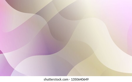 Abstract Wavy Background. For Cover Page, Landing Page, Banner. Vector Illustration with Color Gradient