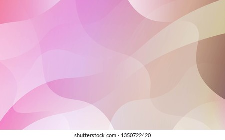 Abstract Wavy Background. For Cover Page, Landing Page, Banner. Vector Illustration with Color Gradient