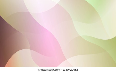 Abstract Wavy Background. For Cover Page, Landing Page, Banner. Vector Illustration with Color Gradient