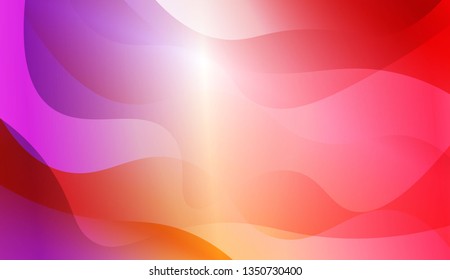 Abstract Wavy Background. For Cover Page, Landing Page, Banner. Vector Illustration with Color Gradient