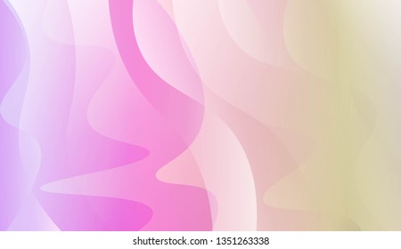 Abstract Wavy Background. For Cover Page, Landing Page, Banner. Vector Illustration with Color Gradient