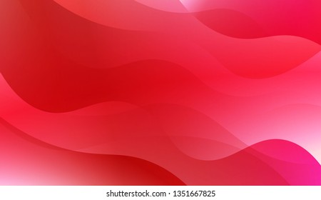 Abstract Wavy Background. For Cover Page, Landing Page, Banner. Vector Illustration with Color Gradient