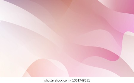 Abstract Wavy Background. For Cover Page, Landing Page, Banner. Vector Illustration with Color Gradient