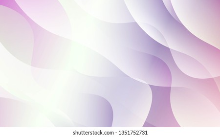 Abstract Wavy Background. For Cover Page, Landing Page, Banner. Vector Illustration with Color Gradient
