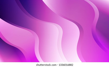 Abstract Wavy Background. For Creative Templates, Cards, Color Covers Set. Vector Illustration.