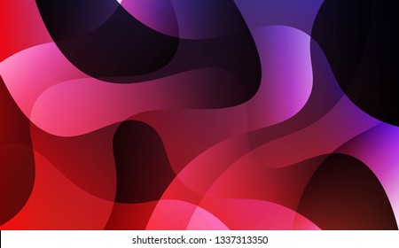 Abstract Wavy Background. For Creative Templates, Cards, Color Covers Set. Vector Illustration.