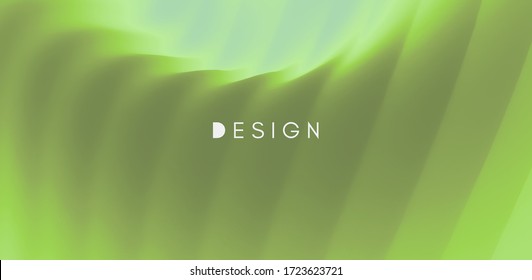 Abstract wavy background with curves lines. Concept of cover with dynamic effect. Vector illustration for design. 