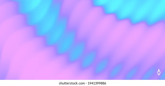 Abstract wavy background with curves lines. Concept of cover with dynamic effect. Vector illustration for design. 