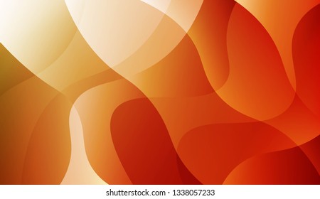Abstract Wavy Background. Design For Cover Page, Poster, Banner Of Websites. Vector Illustration with Color Gradient.