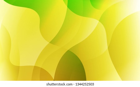 Abstract Wavy Background. Design For Cover Page, Poster, Banner Of Websites. Vector Illustration with Color Gradient.