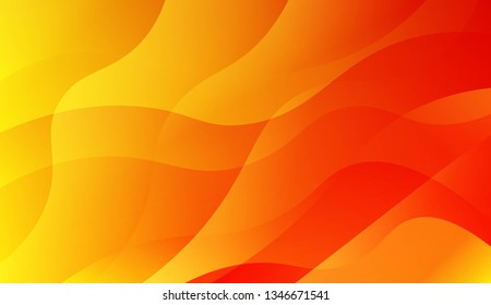 Abstract Wavy Background. Design For Cover Page, Poster, Banner Of Websites. Vector Illustration with Color Gradient.